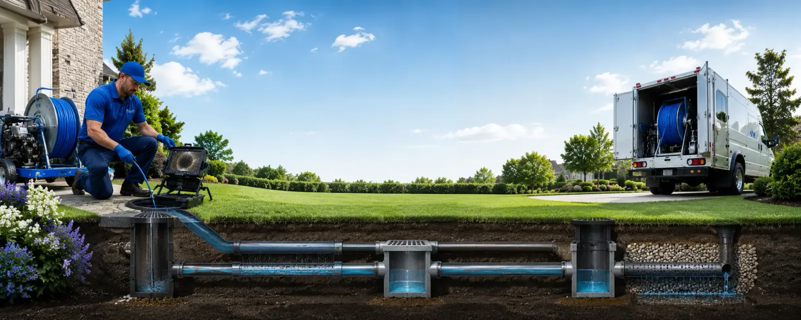 Outdoor drain cleaning information for Pasadena, MD